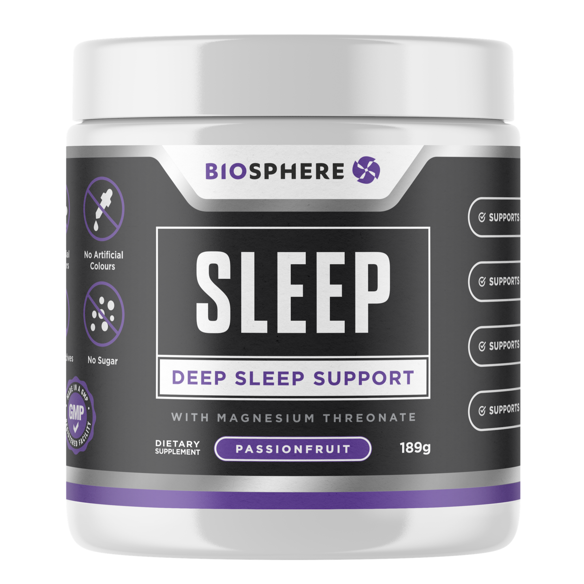 Biosphere Sleep Deep Sleep Support With Magnesium Threonate 