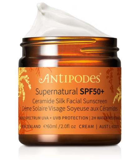 Antipodes Supernatural SPF50+ Ceramide Silk Facial Sunscreen 60ml