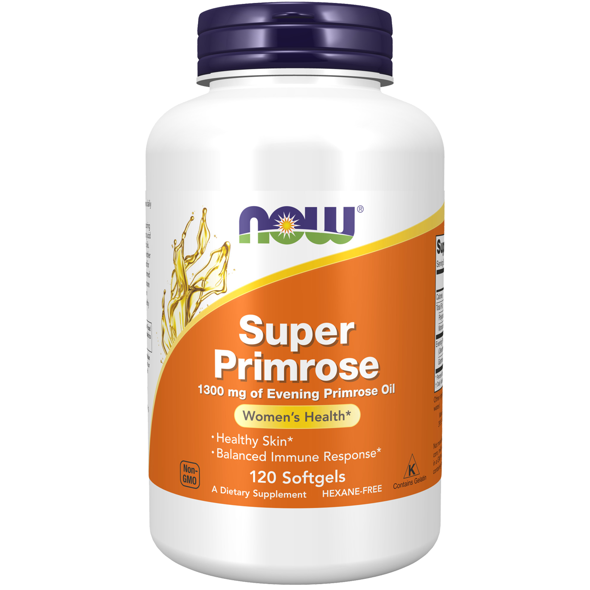 Now Super Primrose 1300mg 120 soft gel capsules